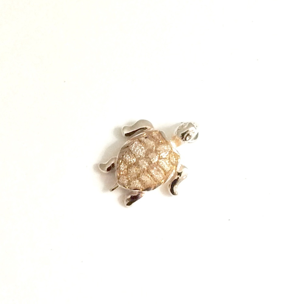 Sterling Silver Turtle Pendant